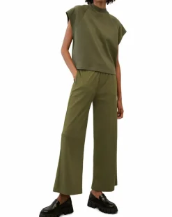 Best Marc O'Polo T-Shirt loose Crop kaki