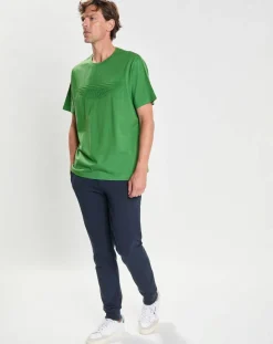 Discount Hackett London T-Shirt manches courtes Aston Martin Racing Embossé vert clair
