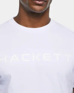 New Hackett London T-Shirt manches courtes Hackett Face blanc
