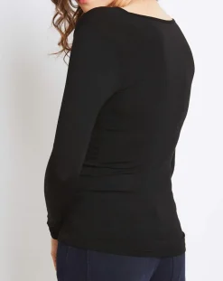 Femme Mare T-Shirt Marion en Micromodal noir