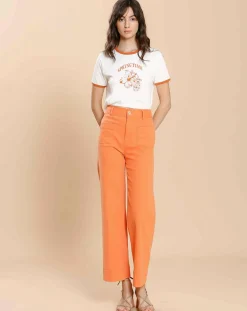 Femme The Korner T-Shirt Martha orange