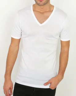 Homme Mare T-Shirt Nico en Coton blanc