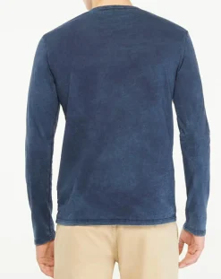 Online Replay T-Shirt Pocket Wash bleu marine