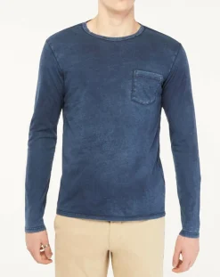 Online Replay T-Shirt Pocket Wash bleu marine