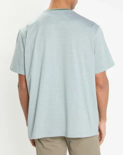 Outlet Hackett London T-Shirt Regular Fit Mercerisé à rayures milleraie vert clair