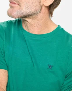 New Hackett London T-Shirt Regular Fit uni Yok vert vif