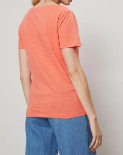 Clearance J.Crew T-Shirt Soupir orange corail