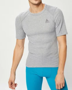 Homme Odlo T-Shirt technique Active Warm Eco gris