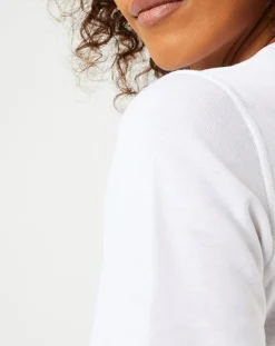 Femme Odlo T-Shirt technique Active Warm Eco blanc