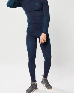 Homme Odlo T-Shirt technique Performance Warm bleu