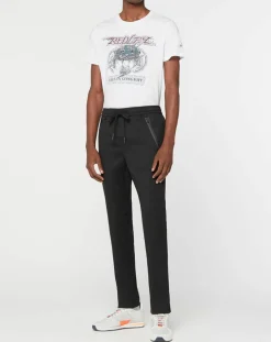 Homme Replay T-Shirt Tiger blanc