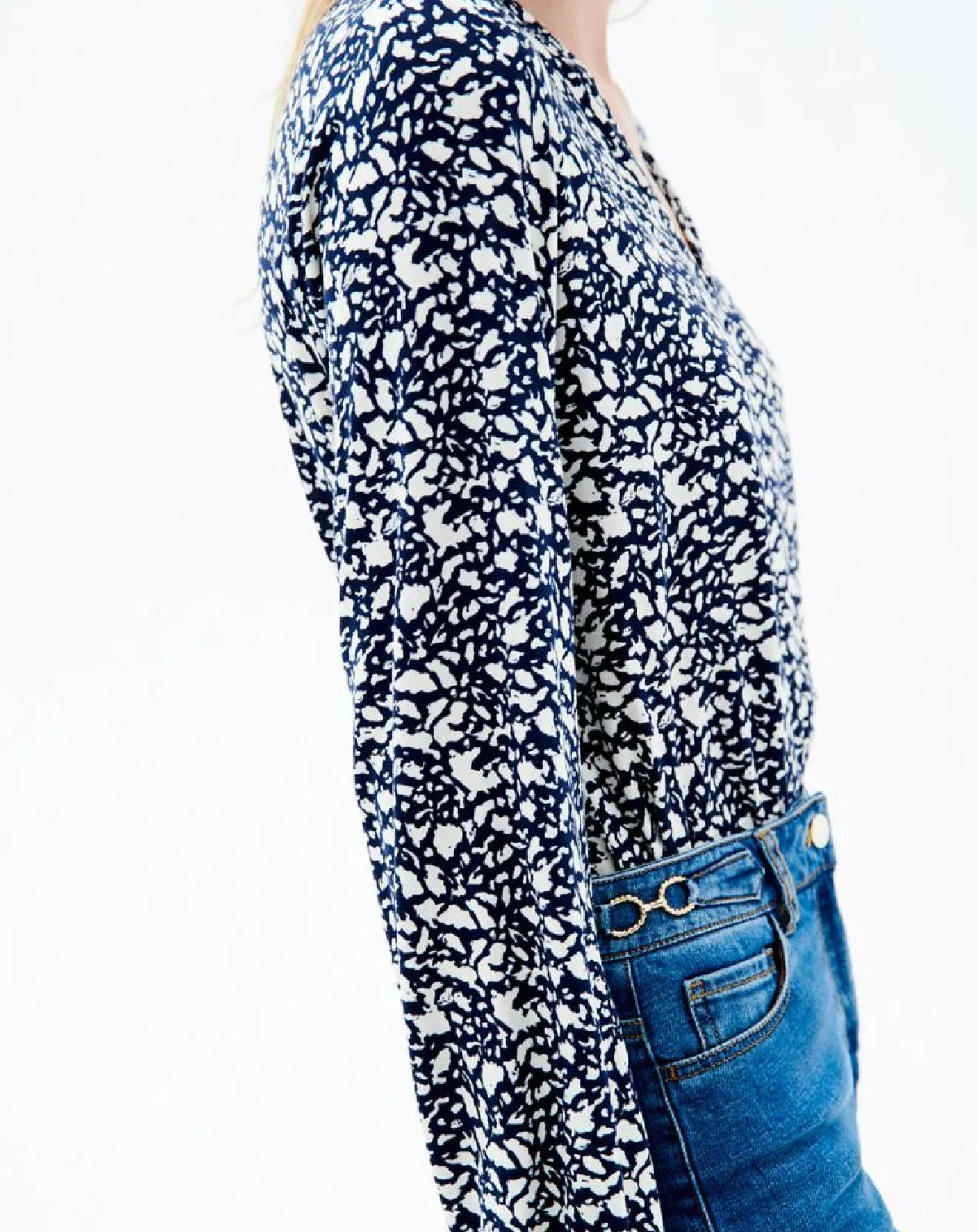 Femme Caroll T-Shirt Timothée bicolore marine