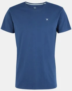 Hot Hackett London T-Shirt Uni Logo bleu foncé