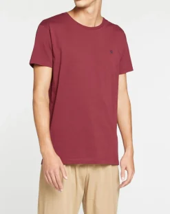 Online Hackett London T-Shirt Uni Logo rouge
