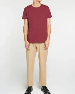 Online Hackett London T-Shirt Uni Logo rouge