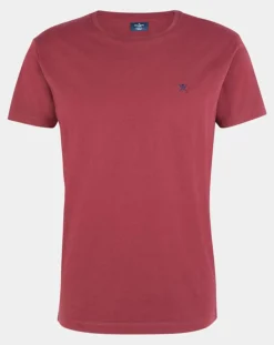 Online Hackett London T-Shirt Uni Logo rouge