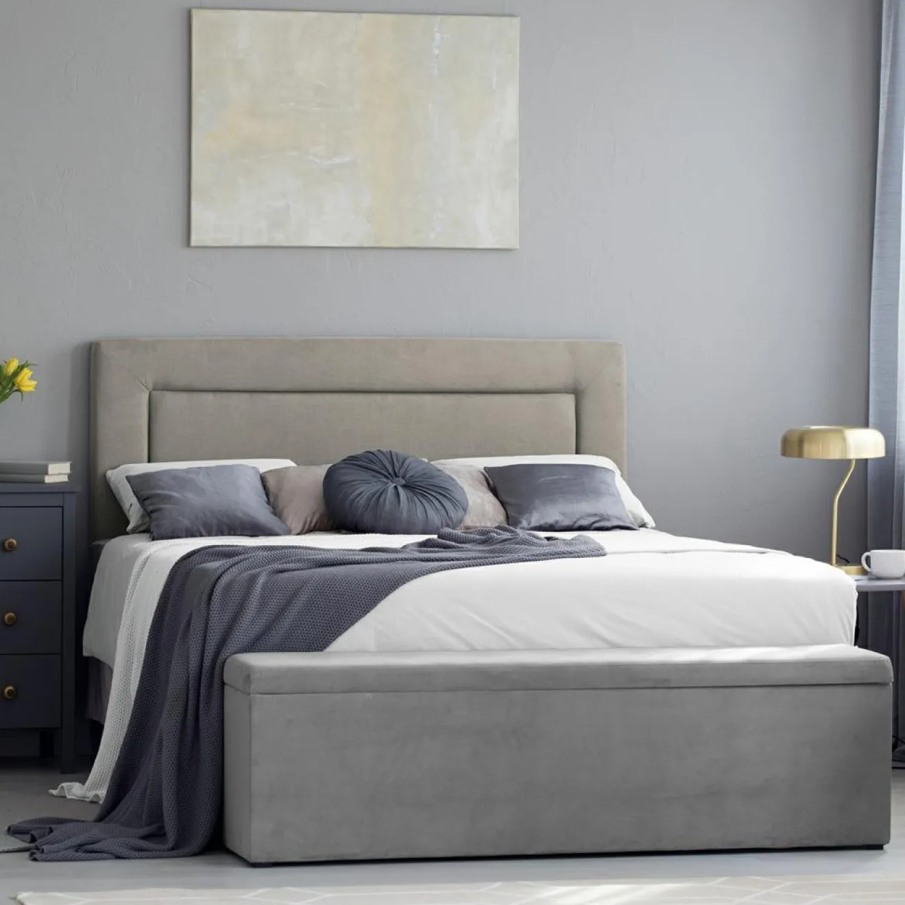 Hot Mazzini Sofas Tête de lit Ancona crème - 180x120 cm