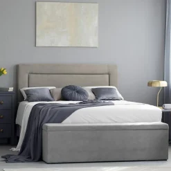 Mazzini Sofas Tête de lit Ancona crème - 200x120 cm