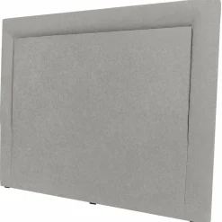 Mazzini Sofas Tête de lit Ancona gris clair - 160x120 cm
