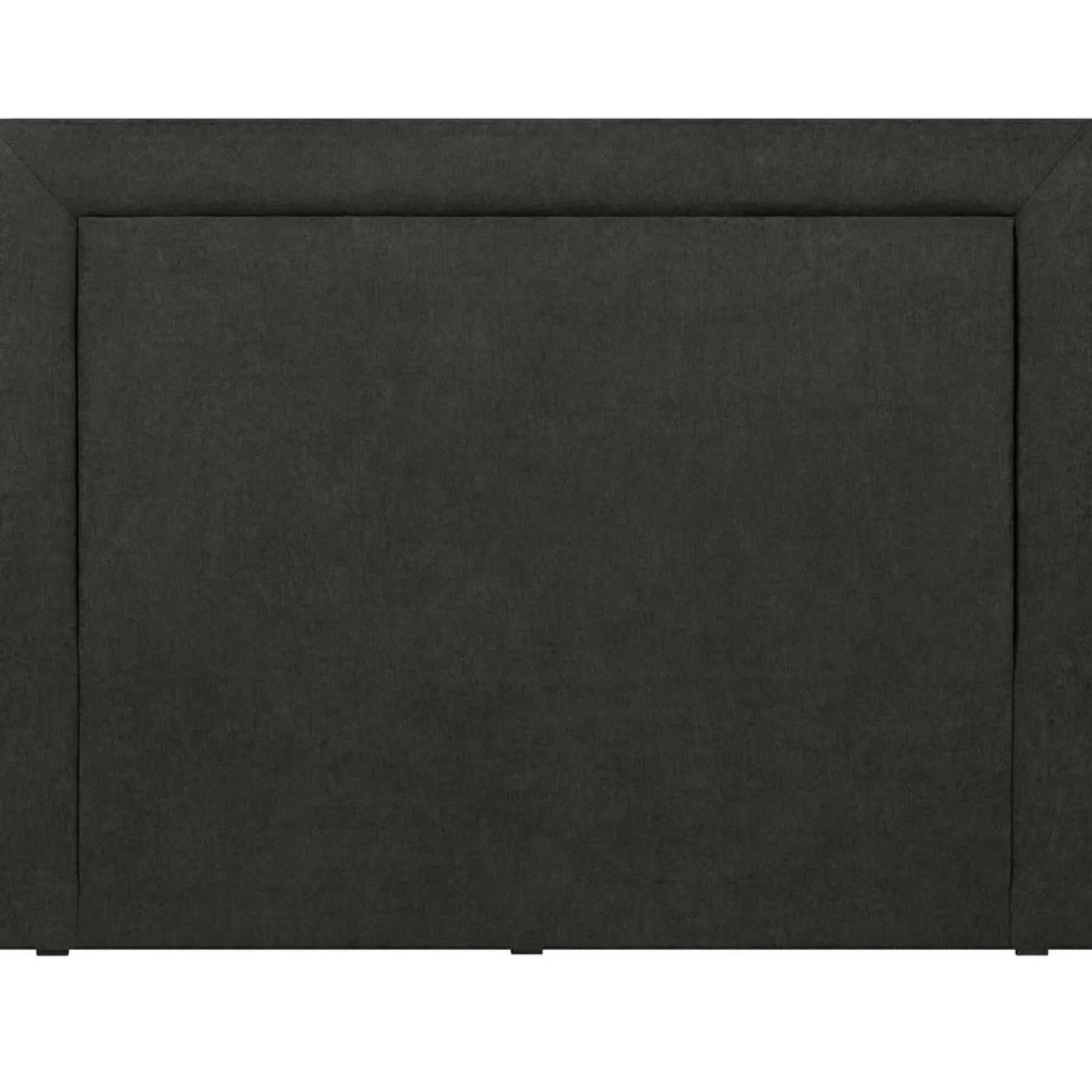 Mazzini Sofas Tête de lit Ancona noire - 200x120 cm