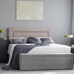 Outlet Mazzini Sofas Tête de lit Ancona rose clair - 200x120 cm