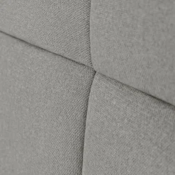 Mazzini Sofas Tête de lit Barletta gris clair - 160x120 cm