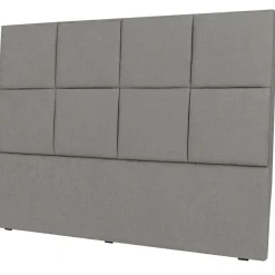 Outlet Mazzini Sofas Tête de lit Barletta gris clair - 140x120 cm