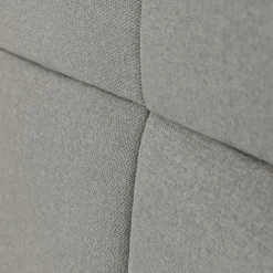 Mazzini Sofas Tête de lit Barletta gris clair - 180x120 cm