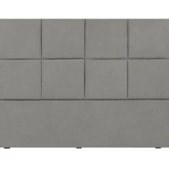 Mazzini Sofas Tête de lit Barletta gris clair - 200x120 cm