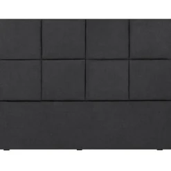 Mazzini Sofas Tête de lit Barletta gris foncé - 180x120 cm
