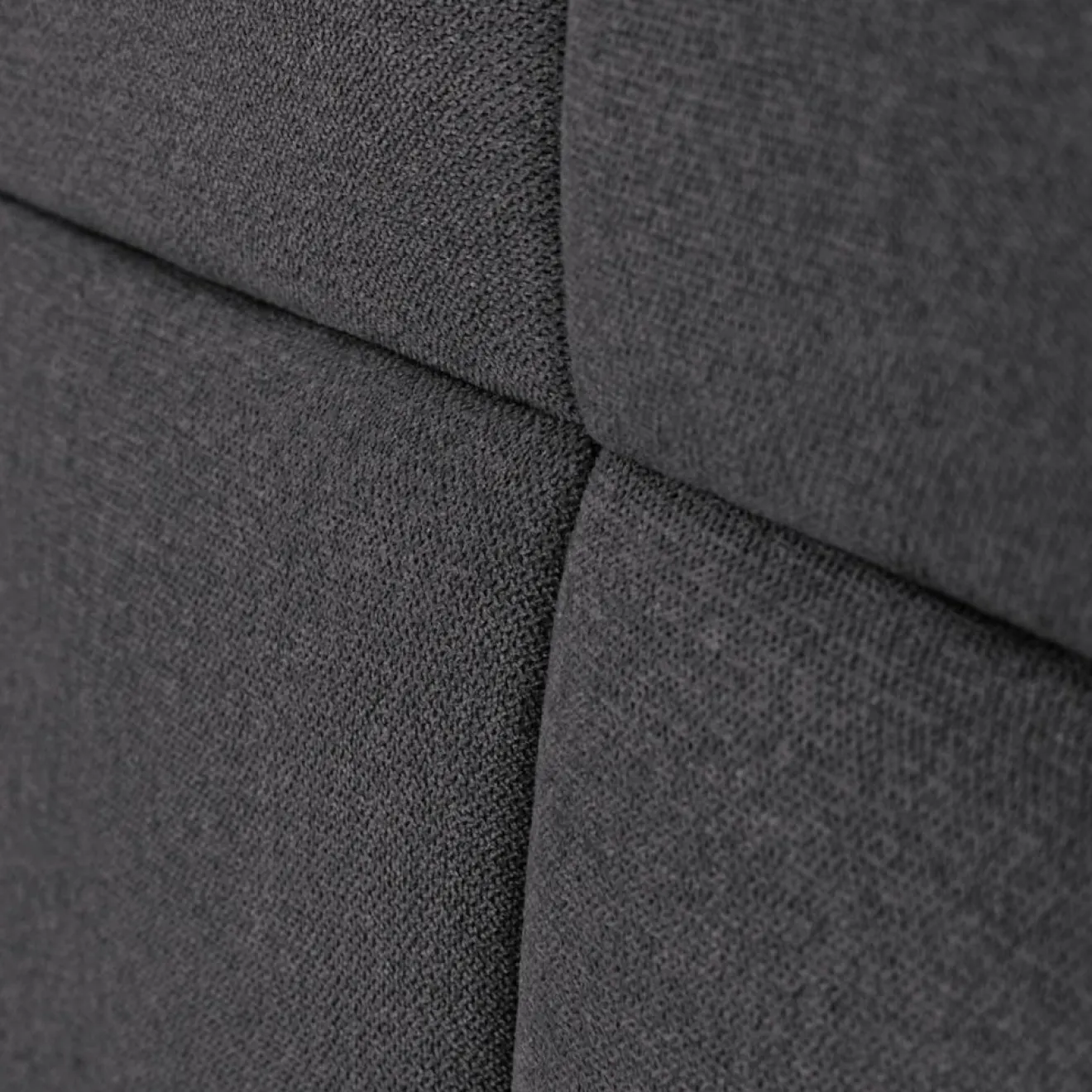 Mazzini Sofas Tête de lit Barletta gris foncé - 180x120 cm