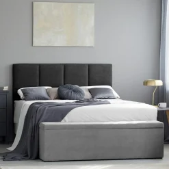 Clearance Mazzini Sofas Tête de lit Barletta noire - 200x120 cm