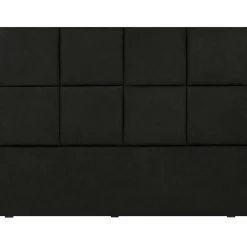 Mazzini Sofas Tête de lit Barletta noire - 160x120 cm