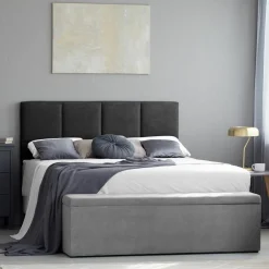 Hot Mazzini Sofas Tête de lit Barletta noire - 140x120 cm