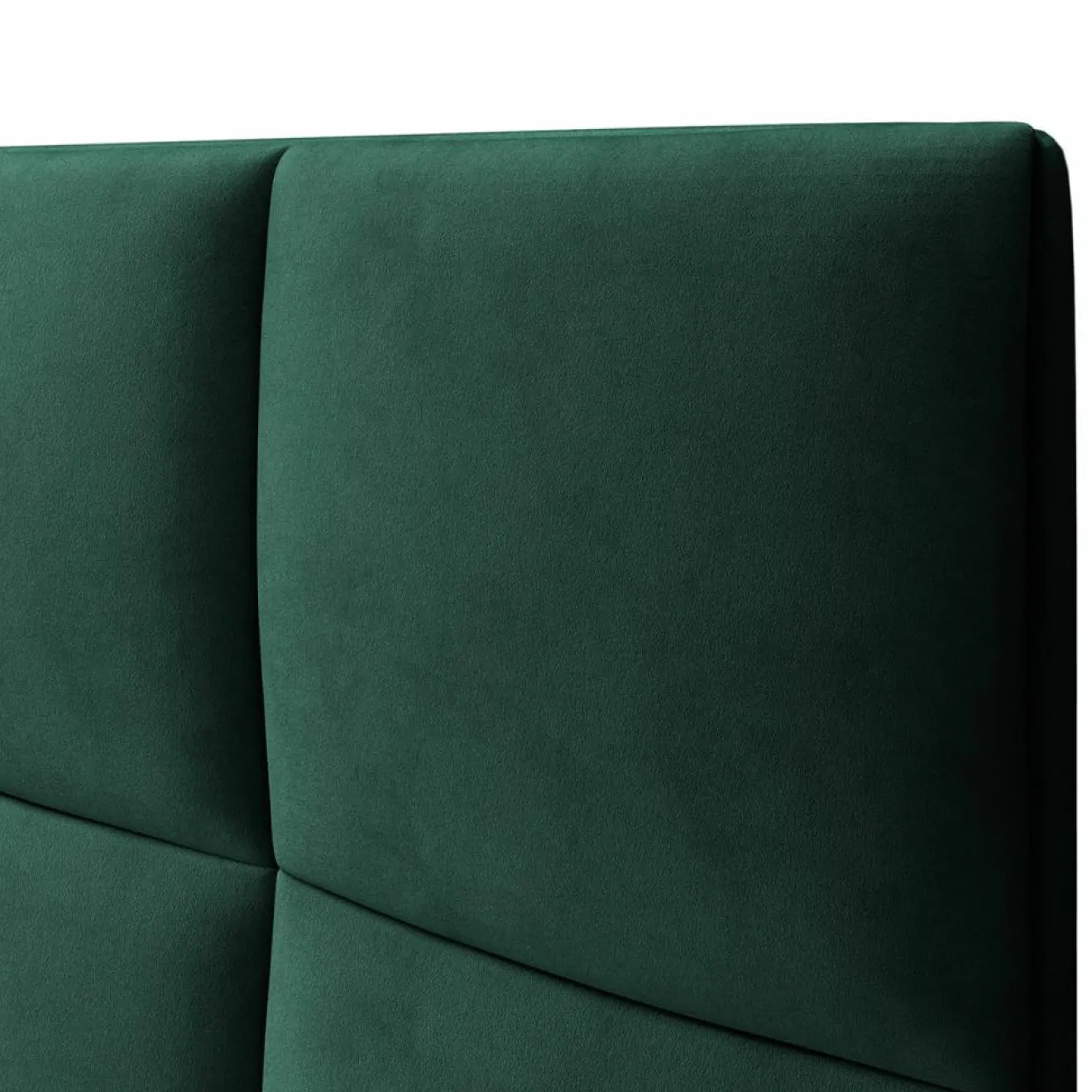 Sale Mazzini Sofas Tête de lit en Velours Begonia vert bouteille - 180 cm