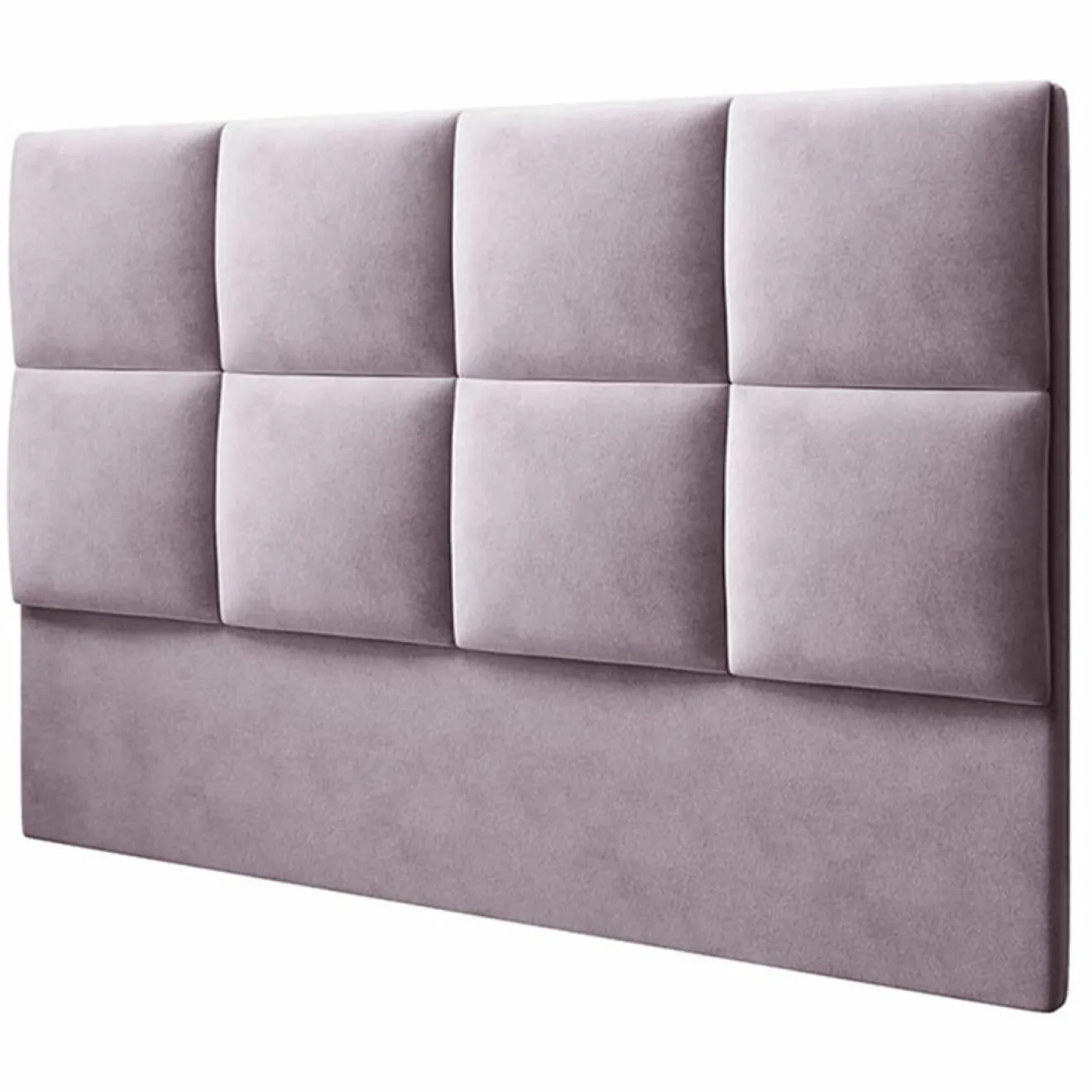 Sale Mazzini Sofas Tête de Lit en Velours Begonia lavande - 140x120 cm