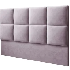 Clearance Mazzini Sofas Tête de lit en Velours Begonia lavande - 200x120 cm