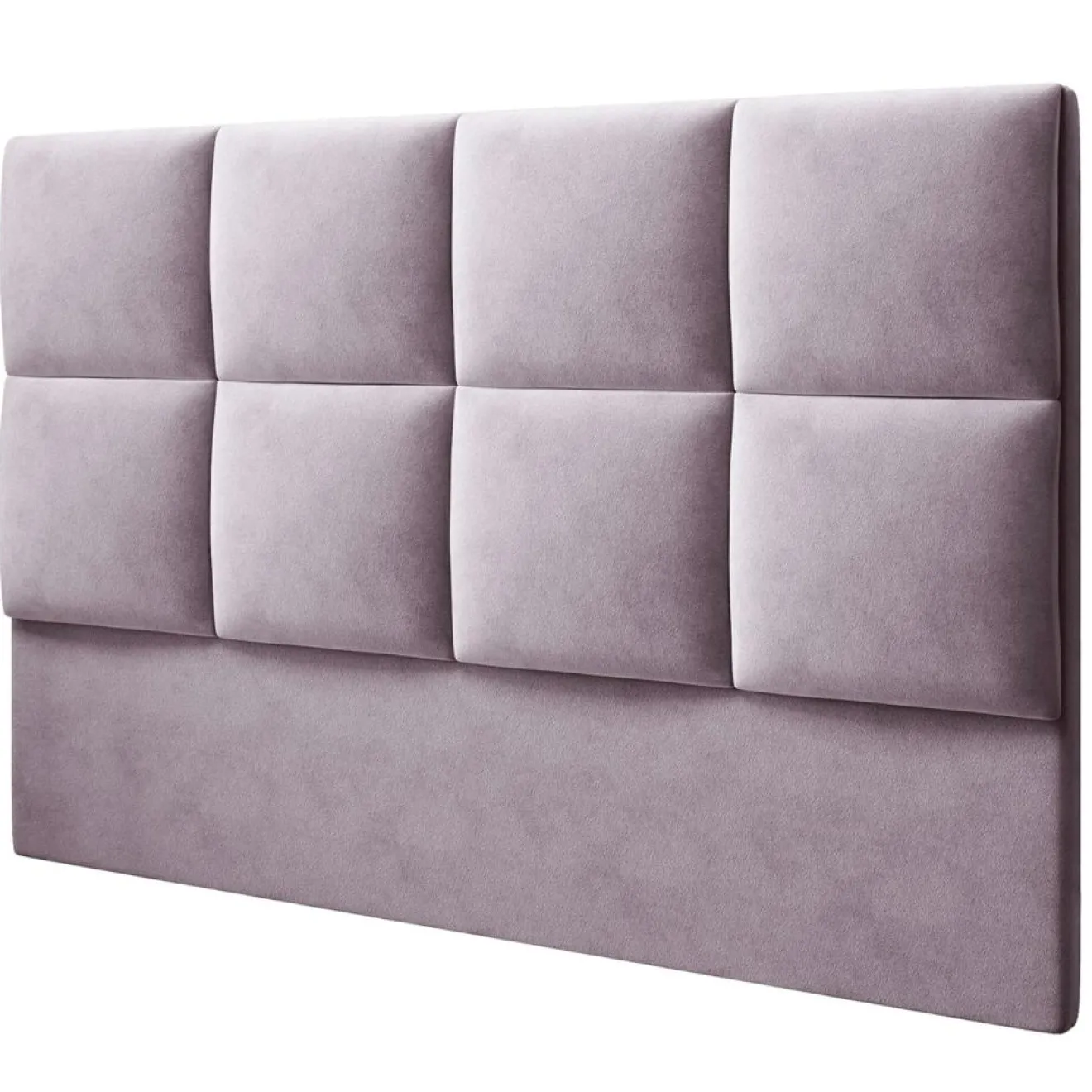 Clearance Mazzini Sofas Tête de lit en Velours Begonia lavande - 200x120 cm