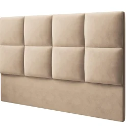 Best Mazzini Sofas Tête de lit en Velours Begonia beige - 160 cm