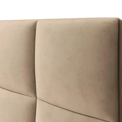 Best Mazzini Sofas Tête de lit en Velours Begonia beige - 160 cm