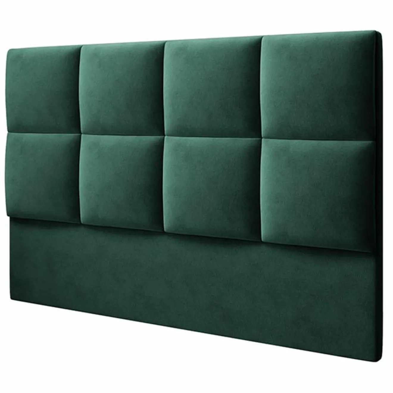 Best Mazzini Sofas Tête de Lit en Velours Begonia vert bouteille - 140x120 cm