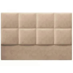 Sale Mazzini Sofas Tête de Lit en Velours Begonia beige - 140x120 cm