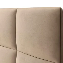 Sale Mazzini Sofas Tête de Lit en Velours Begonia beige - 140x120 cm