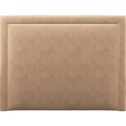 Mazzini Sofas Tête De Lit En Velours Primevere beige - 160x120 cm