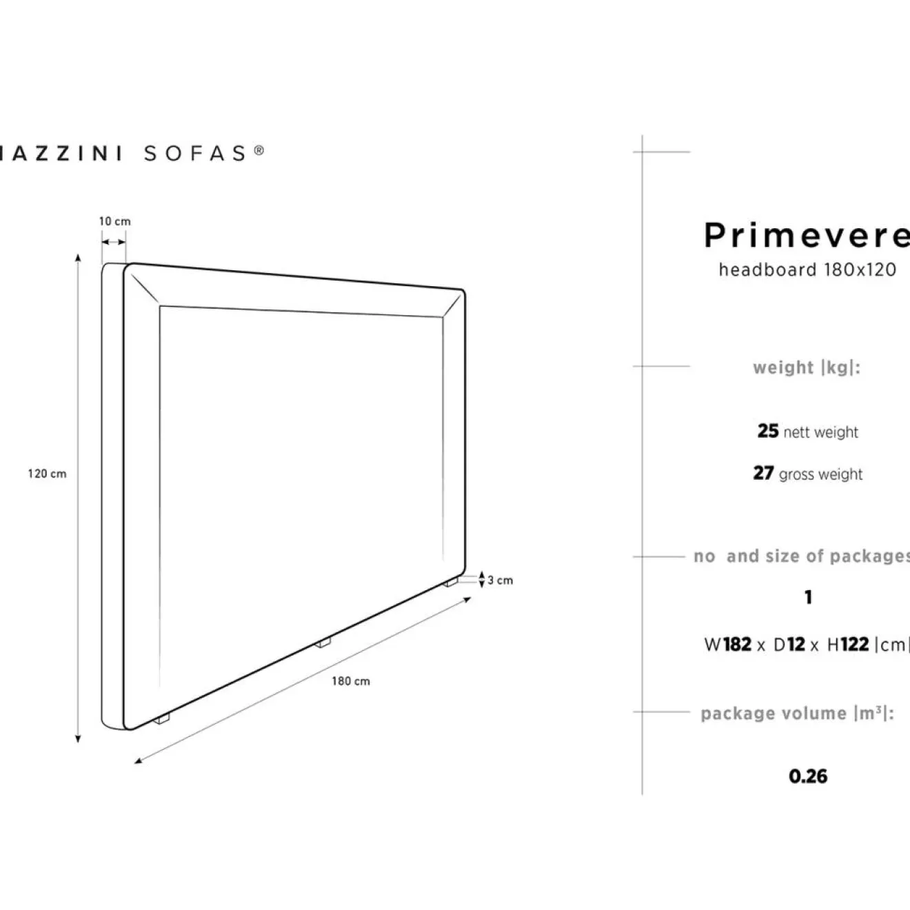 Online Mazzini Sofas Tête de lit en Velours Primevere bleu foncé - 180x120 cm