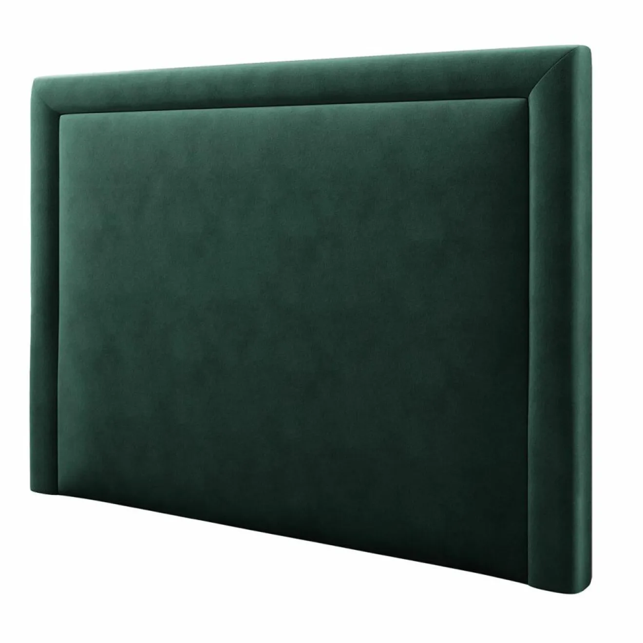 New Mazzini Sofas Tête de Lit en Velours Primevere vert bouteille - 160x120 cm