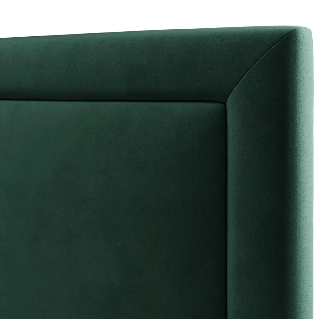 New Mazzini Sofas Tête de Lit en Velours Primevere vert bouteille - 160x120 cm