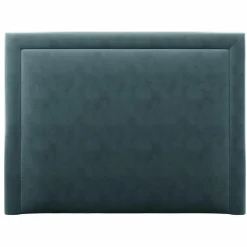 Mazzini Sofas Tête de Lit en Velours Primevère pétrole - 200x120 cm