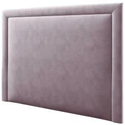 Best Mazzini Sofas Tête de lit en Velours Primevere lavande - 180x34x47 cm