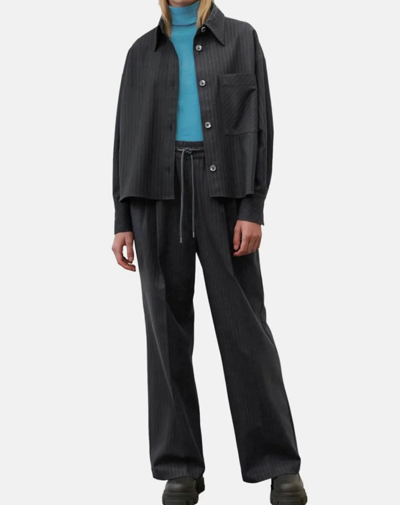 Hot Marc O'Polo Veste à rayures noire